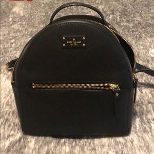 Kate spade black backpack